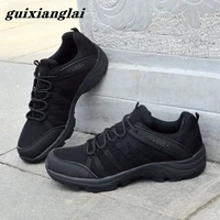 summer low top military boots special force tactical combat mens mesh breathable training shoes security special training boots