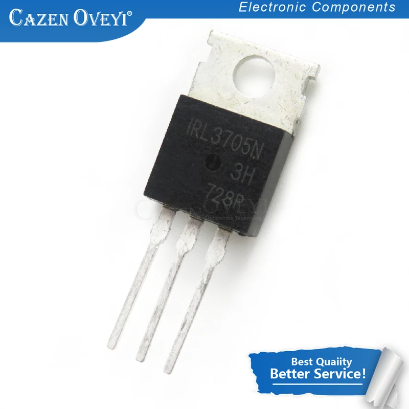 10pcs/lot IRL3705NPBF TO 220 IRL3705N IRL3705 In Stock|Интегральные схемы| |