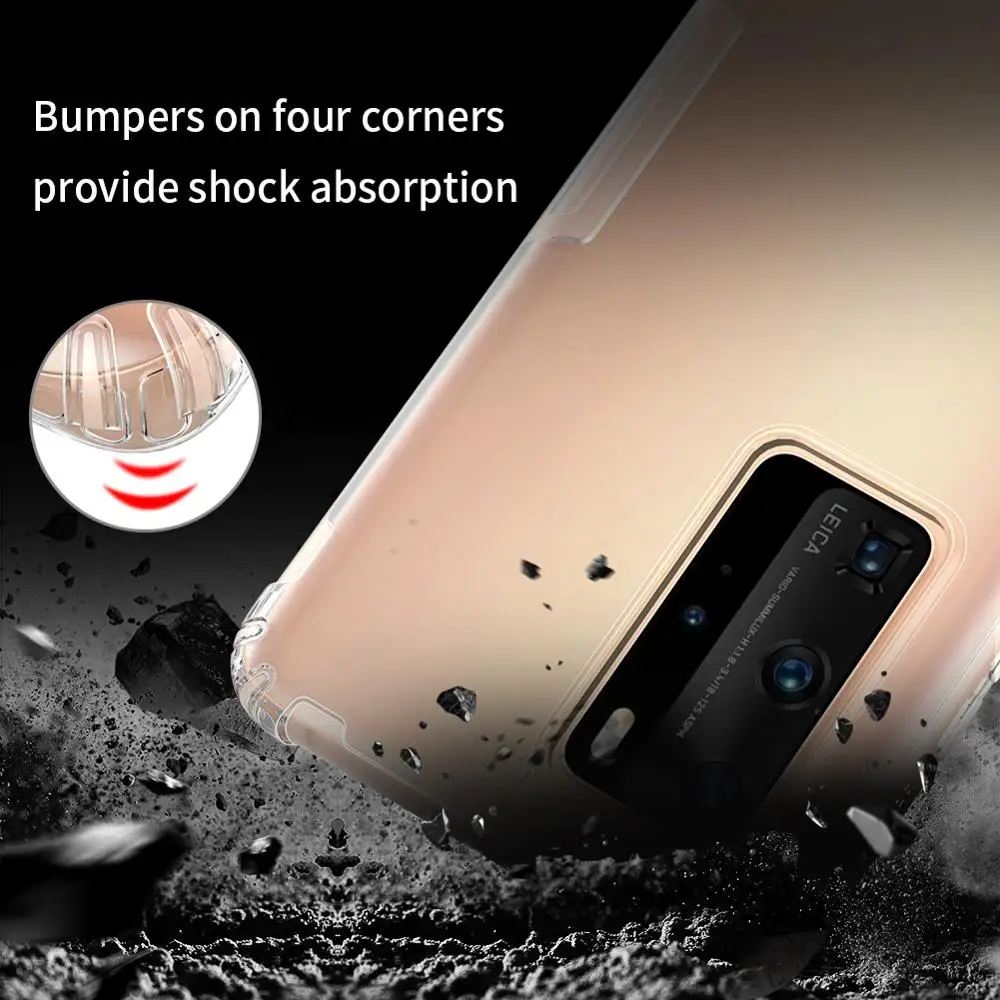 Чехол для Huawei P40 Pro Lite P30 Nillkin 0 6 мм прозрачный мягкий силиконовый чехол из ТПУ Honor 20