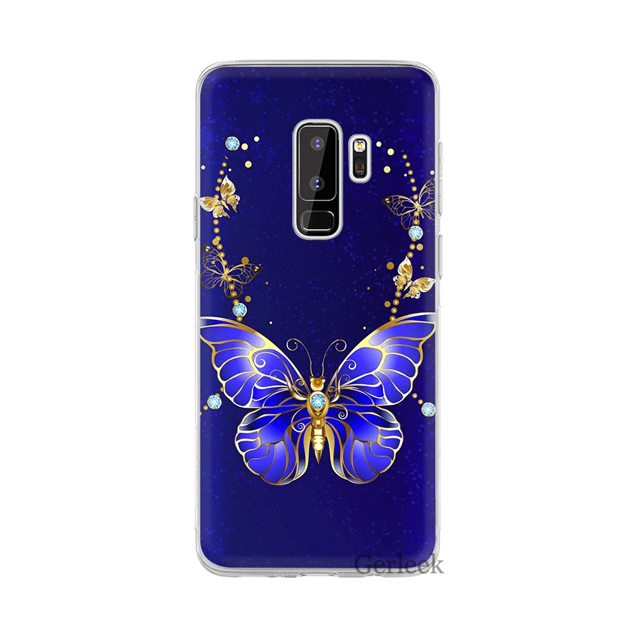 Жесткий чехол для телефона samsung Galaxy J1 J2 J3 J5 J7 Prime с принтом бабочки защитный |