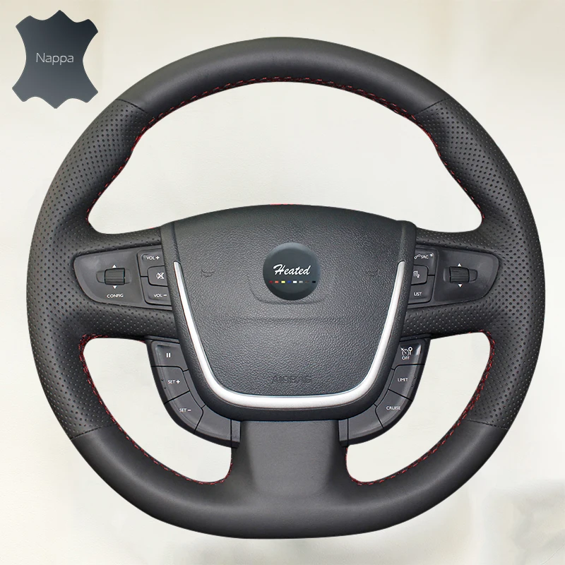 

DIY Steering Wheel Cover for Peugeot 508 Extremely Soft Leather braid on the steering wheel of Car Interior Accessories