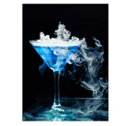 Полный, квадратный, Круглый, сделай сам, алмазная картина Коктейльная картина стразы, Кубок, мозаика стразы s вышивка, украшение для дома