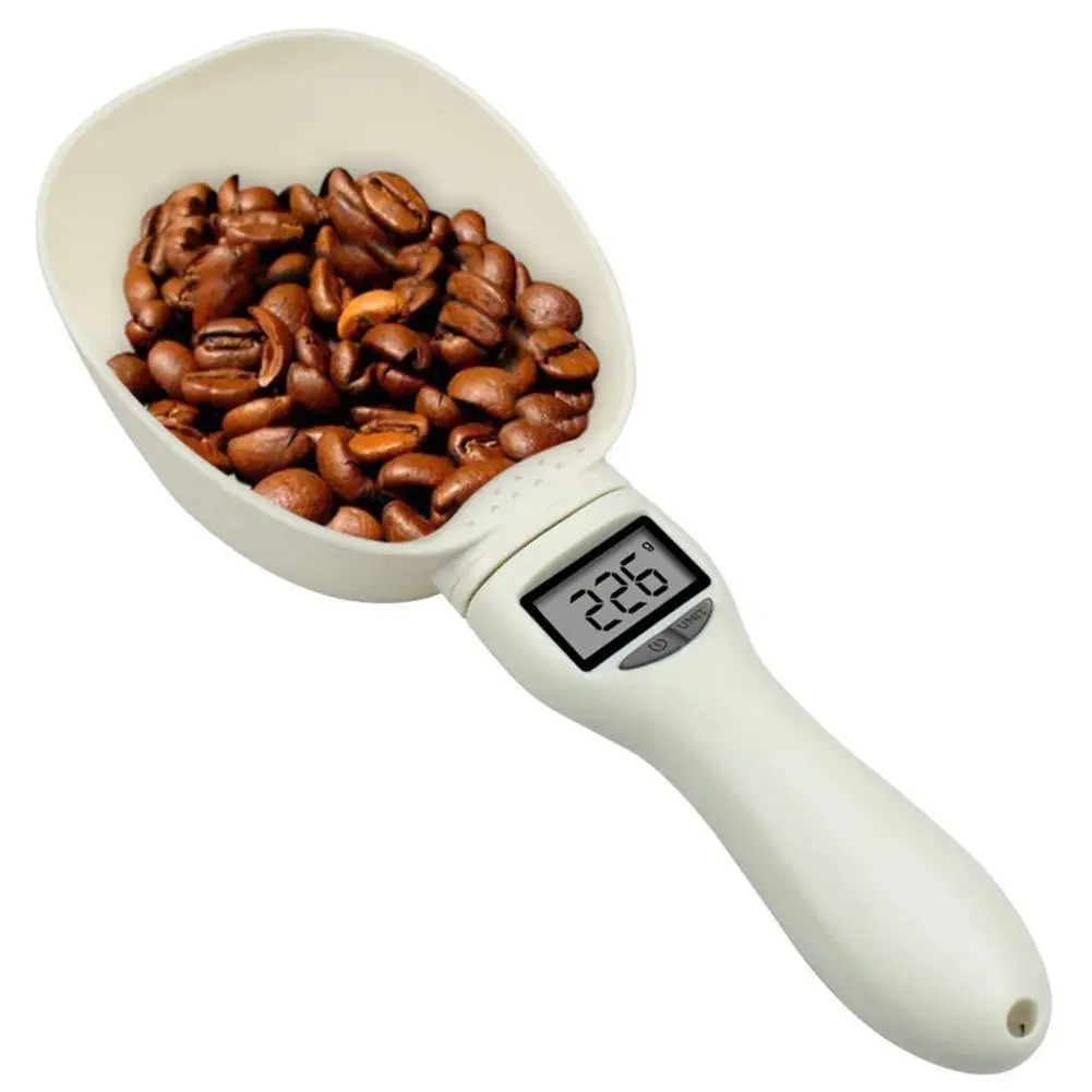 

Pet weighing spoon New spot cat dog utensils pet grain electronic weighing metering spoon dog food shovel