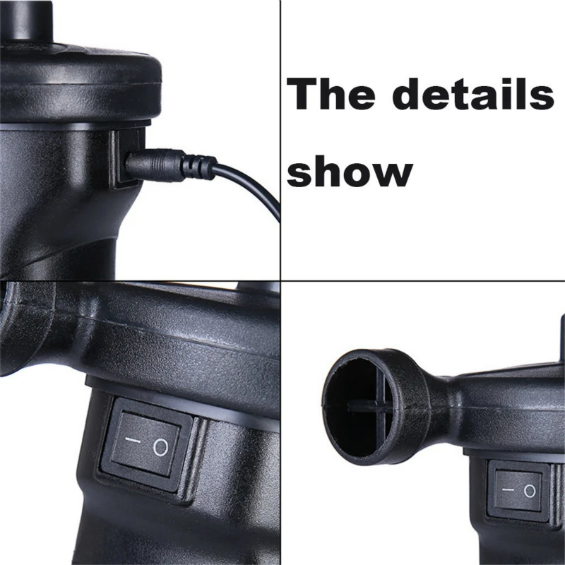 Портативный электрический воздушный насос мини-насос для лодки матраса бассейна