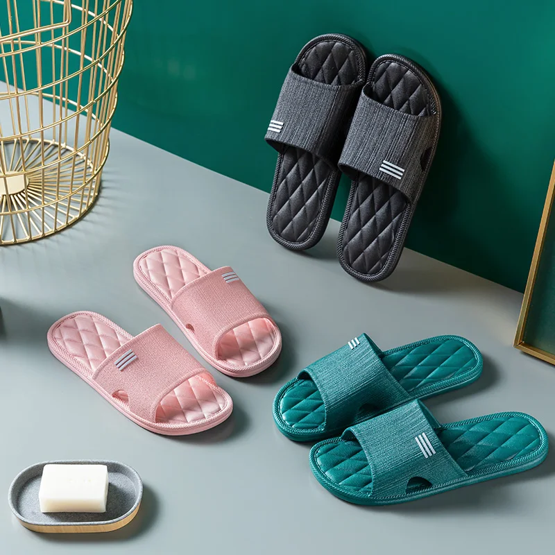 

2021 New Women Flip Flops Sandales Summer Non-slip Sandalias Fashion Slippers Couple Shoes Non-slip Pinch Sandals Chanclas Mujer