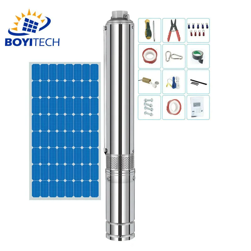 

3" 3Bpc3-47-48-400 Dc Deep Well Solar Bore Pump Mppt Control Box Off Grid Submersible Home Use