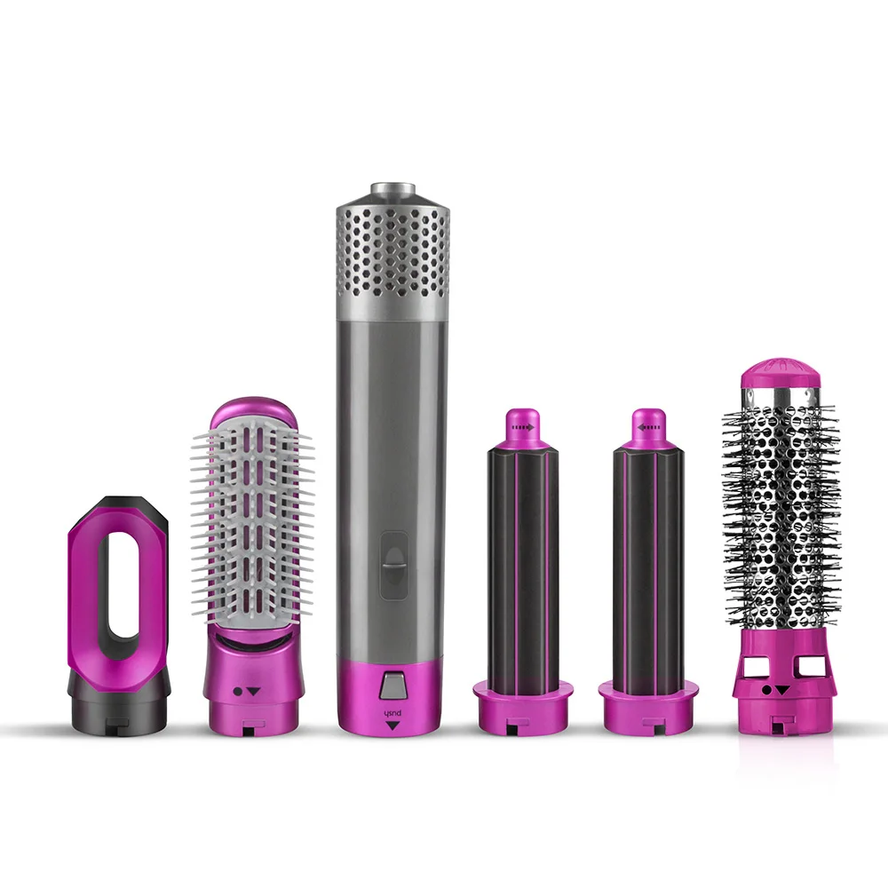 

NEW 5In1 Step Hair Dryer & Volumizer Rotating Hairdryer Hair Straightener Hair Dryers For HairStyling Tool Comb Curling Brush