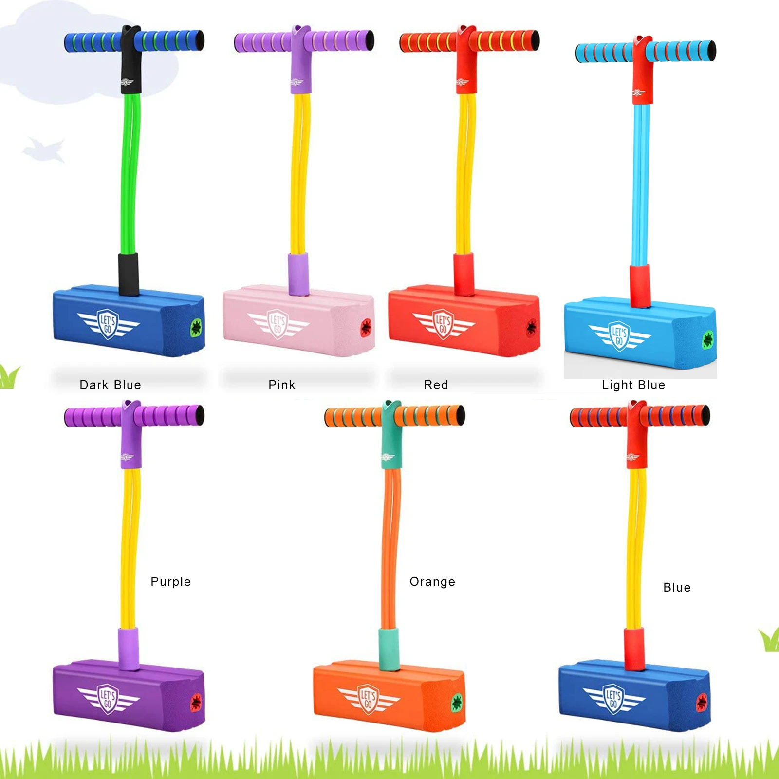 Прыгающий полюс из пены с высокой эластичностью и нескользящей ручкой игрушка