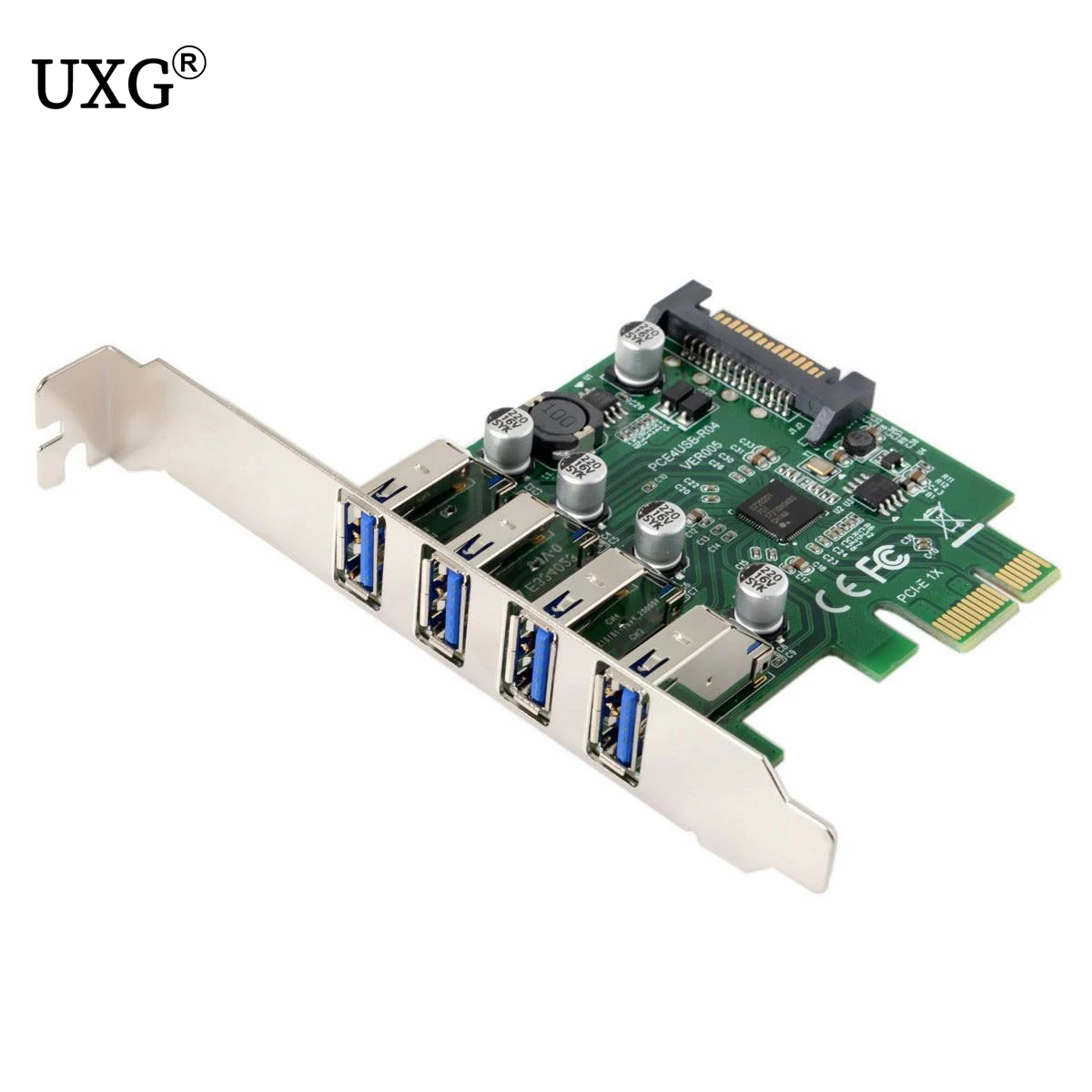 

4 Ports USB3.0 Expansion Card PCI-E PCI Express USB 3.0 Adapter Converter for PCIE x1 x4 x8 x16 for Windows 7/8/8.1/10/XP/Vista