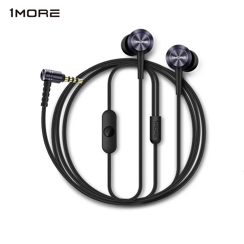 

1MORE E1009 Piston Metal Stereo Earphone In Ear Wired Headset Ear buds with 3.5mm In Balanced Immersive Bass Earphones