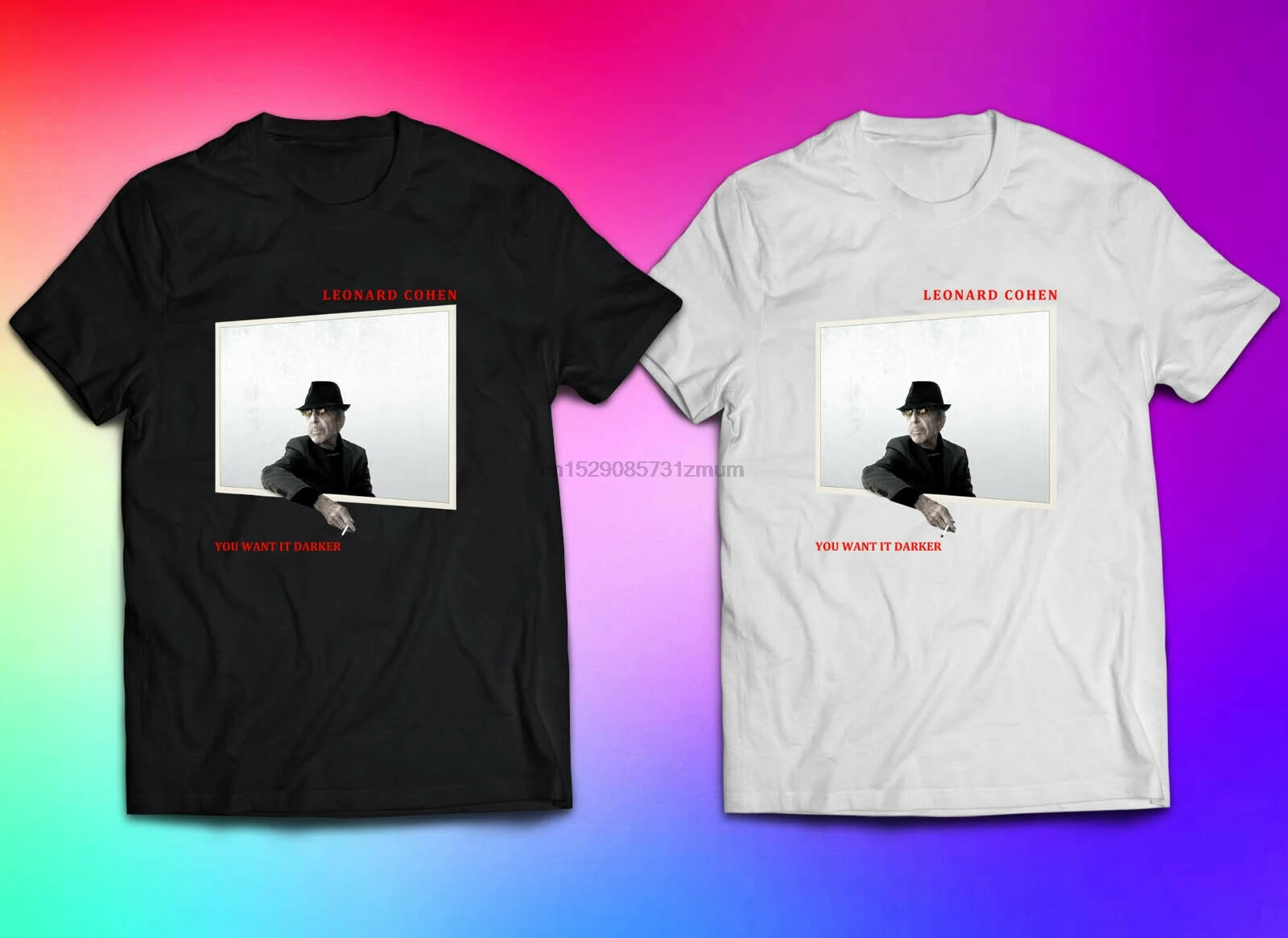 Leonard Cohen You Want It darer Album футболка BW Размер XS 3XL Круглый Стиль футболки на заказ Джерси