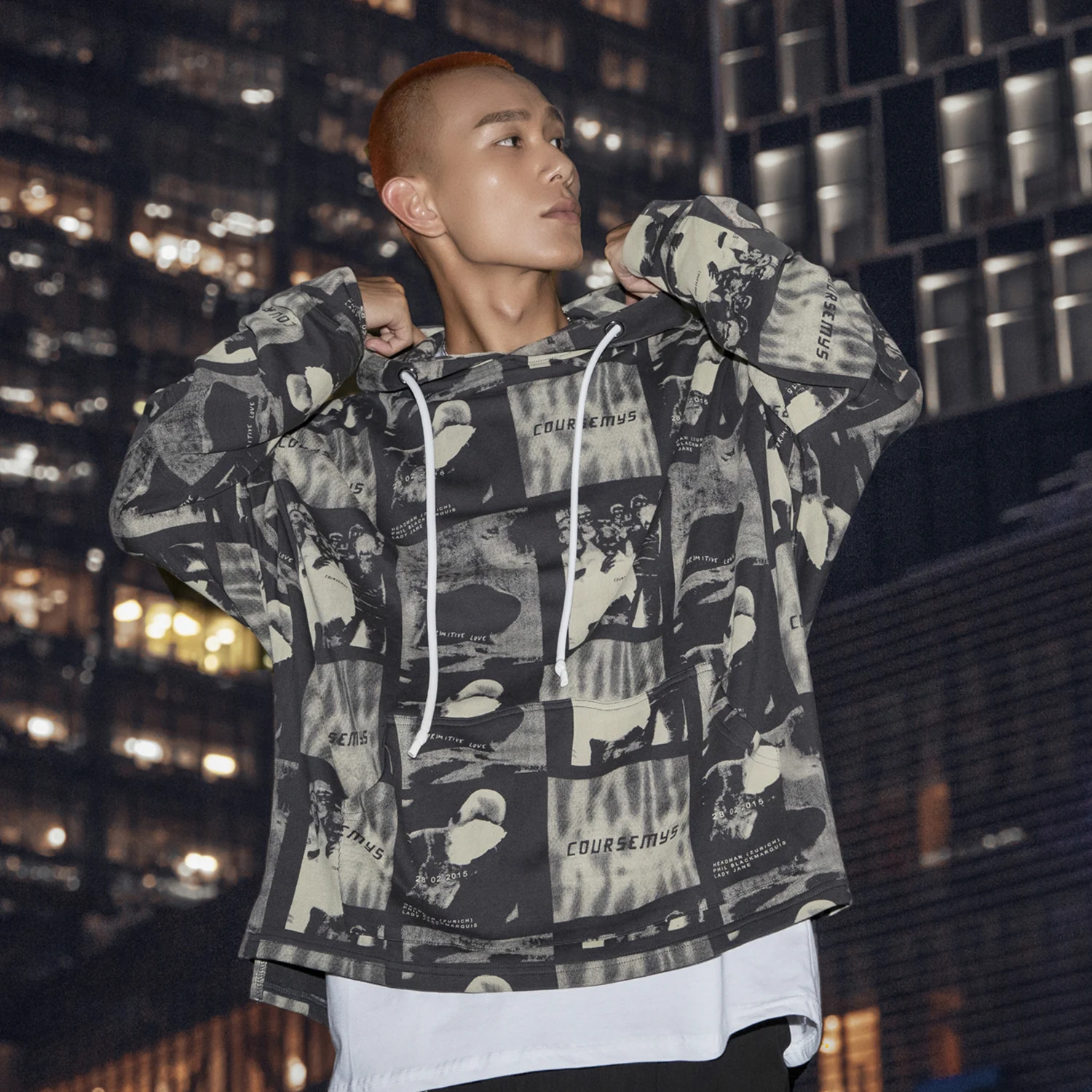 Aelfric Eden хип хоп принт мужские толстовки с капюшоном осень 2019 Harajuku Повседневный