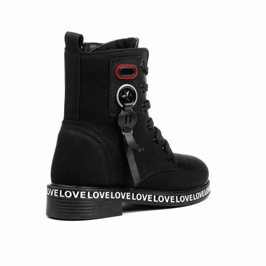 

Boots For Kids Girls Twingo 7085 Black Girl Thermal Boot