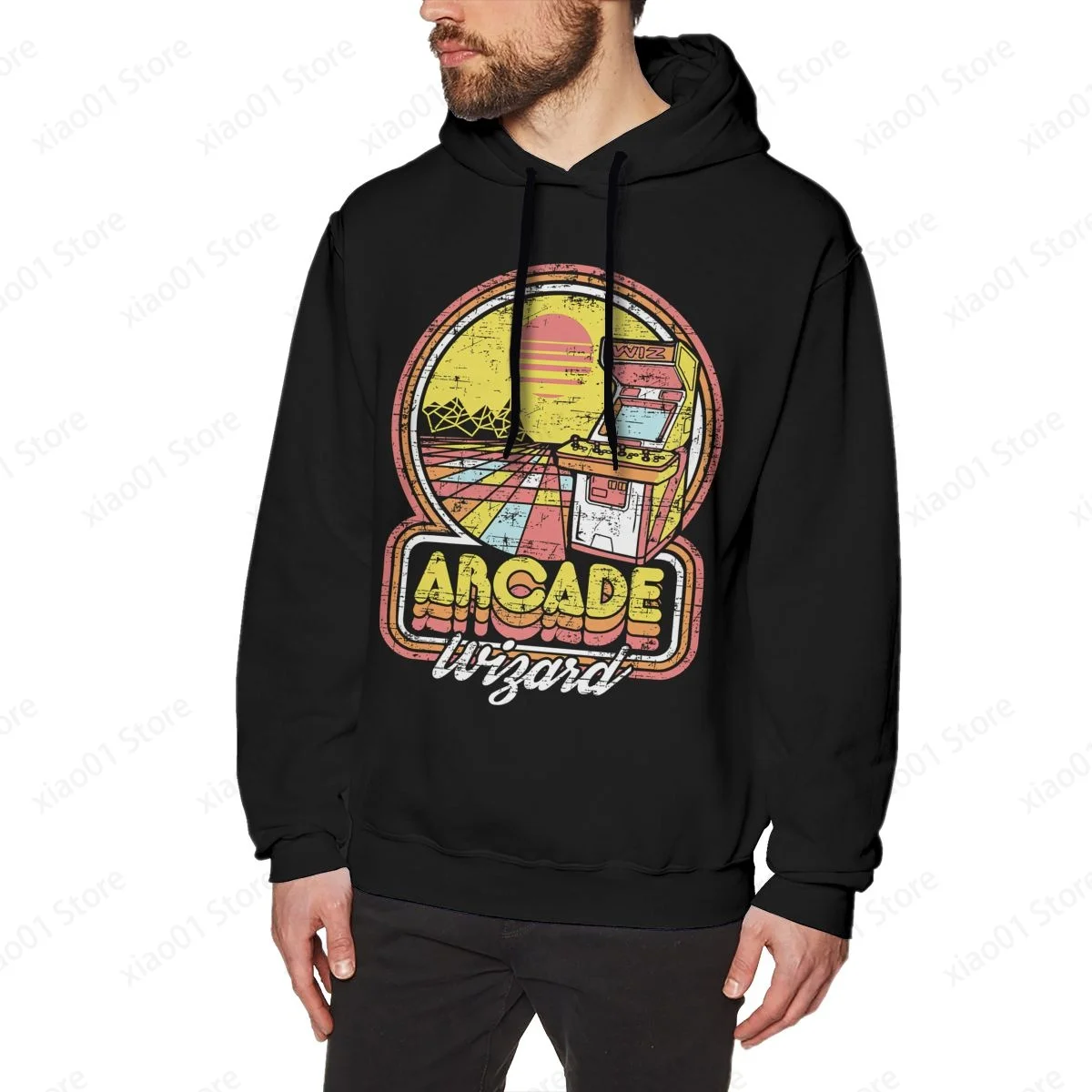 

Arcade Wizard Hoodie Sweatshirts Fashion Graphics Harajuku Streetwear Hoodies