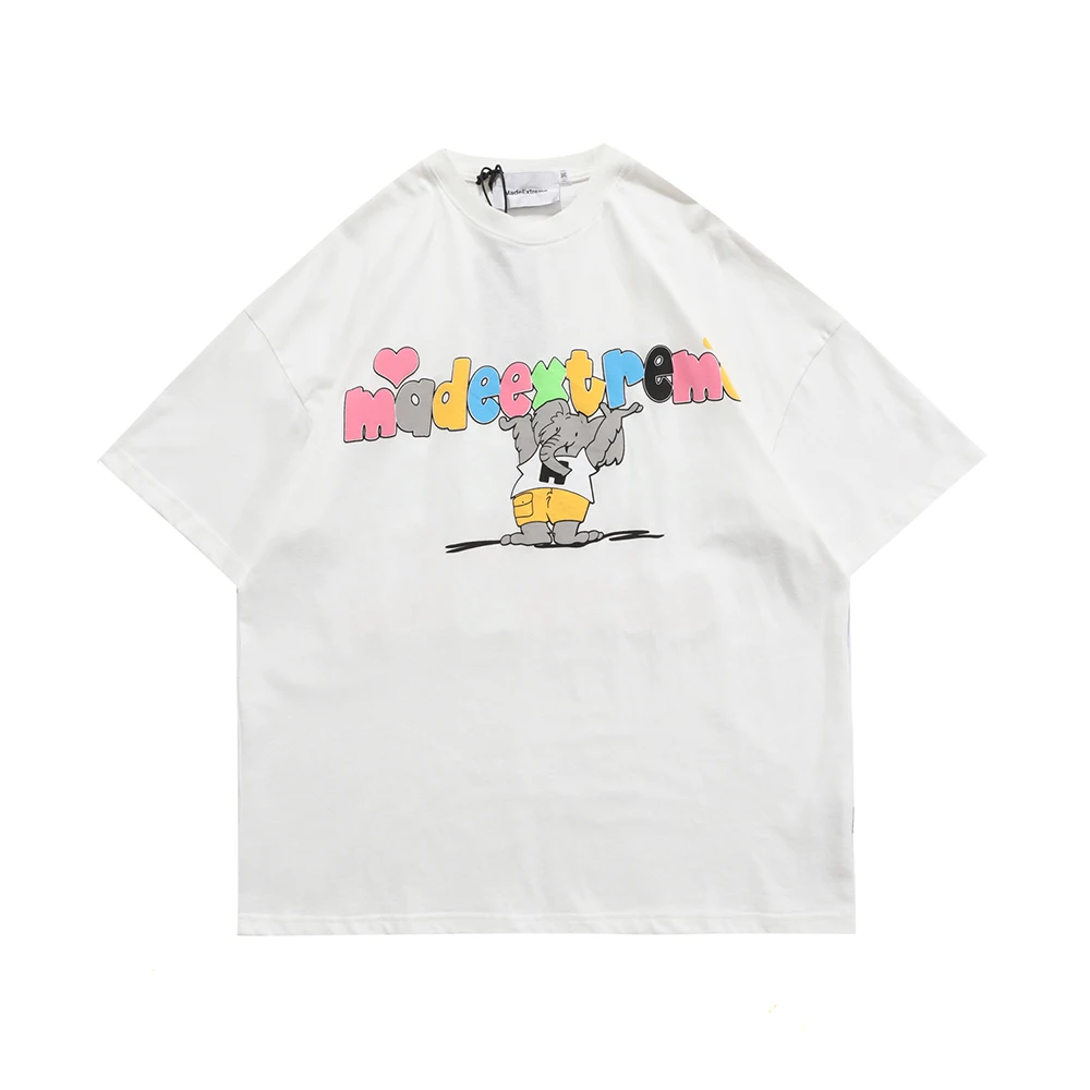 

Streetwear Tees Shirts Kawaii Girl Loose Short Sleeve Casual Tshirts Sweet Harajuku Style Summer Fashion Oversized T-Shirts