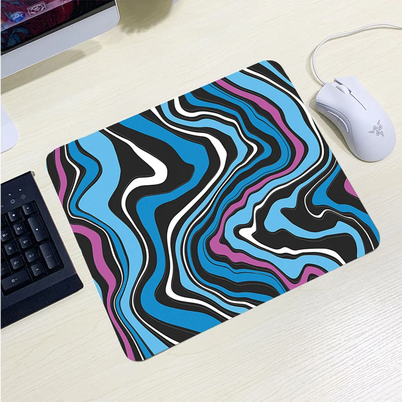 

Art Strata Liquid Mouse Pad Gamers Decoration Small Personalized Fabric Table Marble Mousepad Varmilo Keyboard PC Gamer Desk Mat