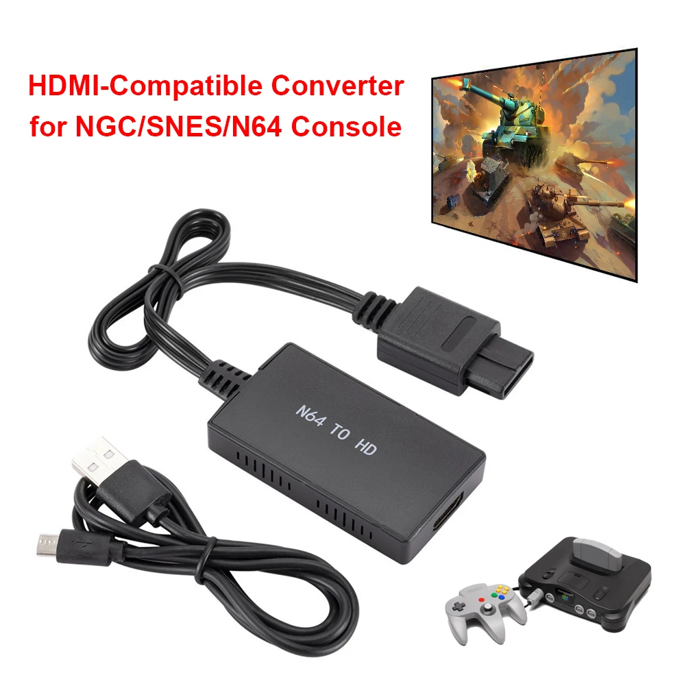 HDMI-совместимый преобразователь HD ТВ Видео кабель сплиттер для N64 GameCube NGC супер