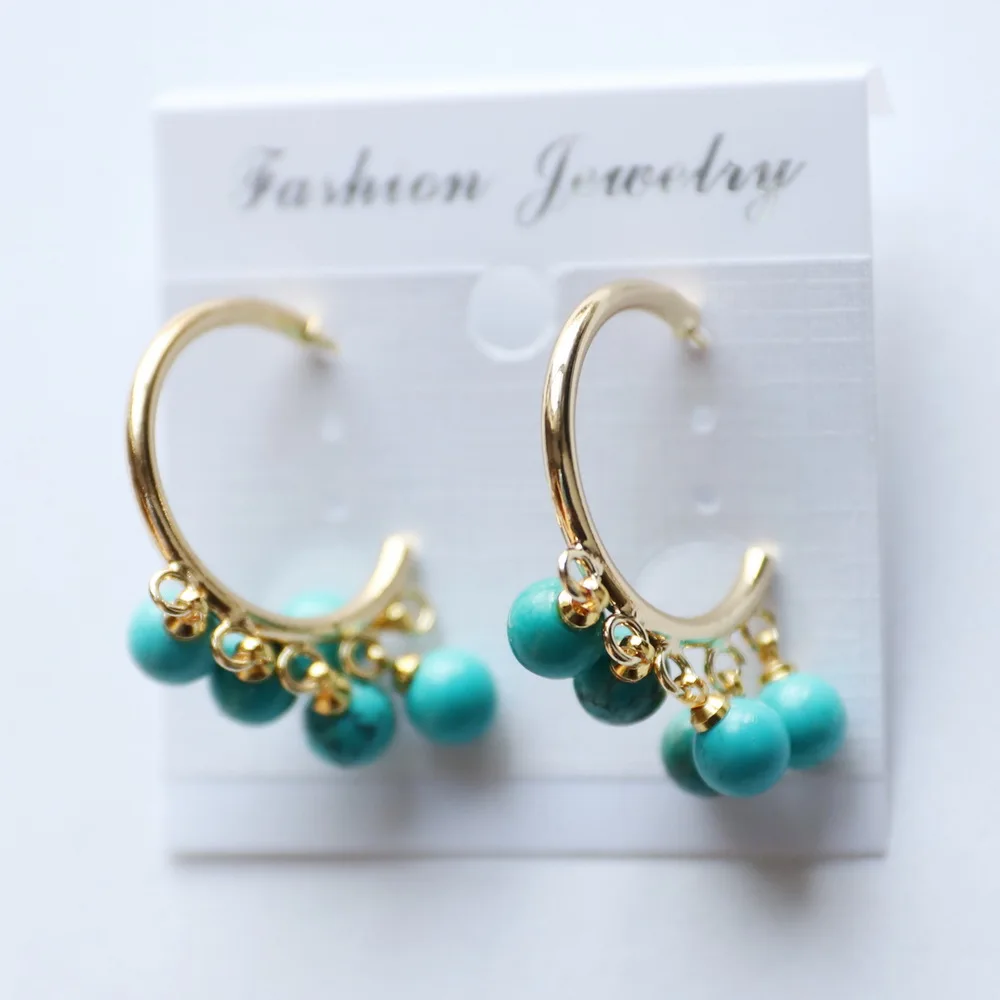 Новые модные серьги с пресноводным жемчугом латунь медь крючок праздничный