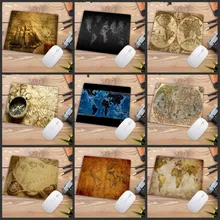 XGZ Small Size World Map Gamer Mouse Pad Animation Pad Keyboard Player Laptop Gaming Pc S Mousepad Desk Mat Rubber Mats