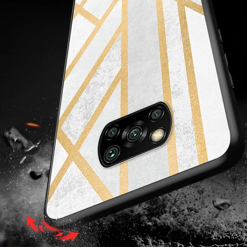 

Marble Geometric For Xiaomi POCO M3 M2 C3 X3 X2 F2 F1 NFC Pro Xiaomi Mi Play Mix 3 A3 A2 A1 6 5 lite Phone Case