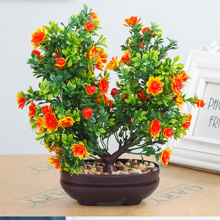 Искусственные пластиковые цветы искусственные растения цветок Свадебный Декор