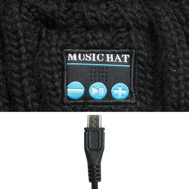 Наушники Bluetooth Beanie для мужчин и женщин, музыкальная шапка, супер длинные Игровые наушники с микрофоном, акриловый материал