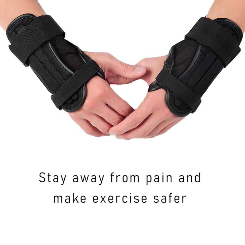 

Спортивные наручные фиксаторы для фитнеса защита для запястья туннельный Ролик Дерби Сноубординг бандаж на запястье