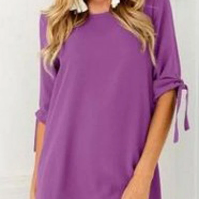 

Short Spring Dresses for Women Half Sleeve Sexy Loose Oversize Dress Casual Leisure Plus Size Female Clothes Vintage Fashion