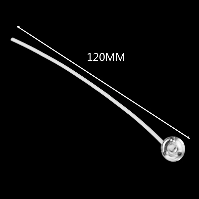 100 шт./компл. 120 мм фитиль для свечей предварительно вощеный с устойчивыми