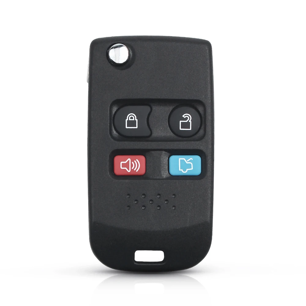 4-кнопочный модифицированный складной дистанционный ключ KEYYOU флип-брелок в