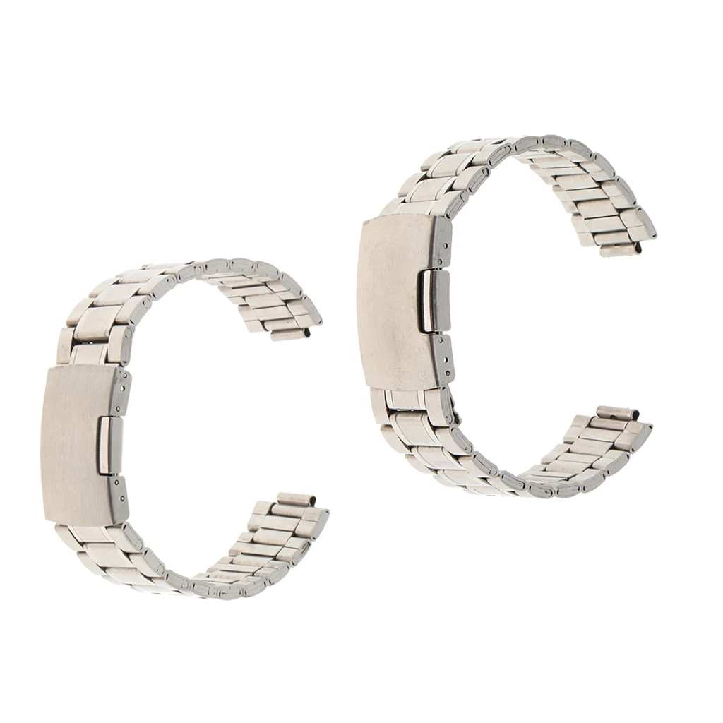 Мужские Сменные Металлические наручные часы браслет из нержавеющей