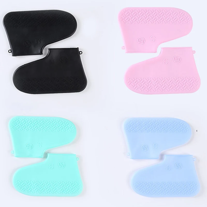 Водонепроницаемые чехлы для обуви утолщенные силиконовые многоразовые