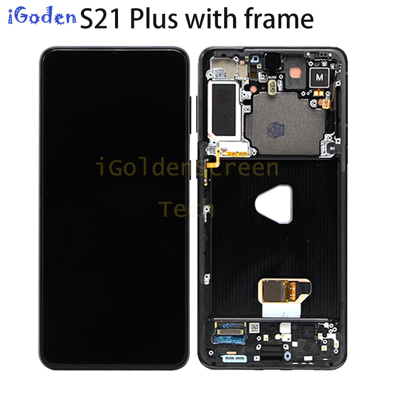 Для Samsung Galaxy S21 Lcd G991 G990F/DS с рамкой дисплей сенсорный экран дигитайзер для s21 Plus LCD