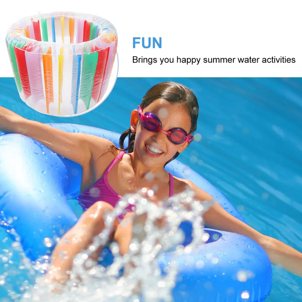 

1pc Inflatable Water Wheel Roller Colorful Floating Crawling Giant Roll for Boys and Girls Swimming Pool Float Gras