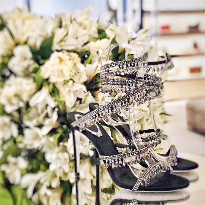 Эксклюзивные блестящие сандалии из атласной кожи с металлическим блеском