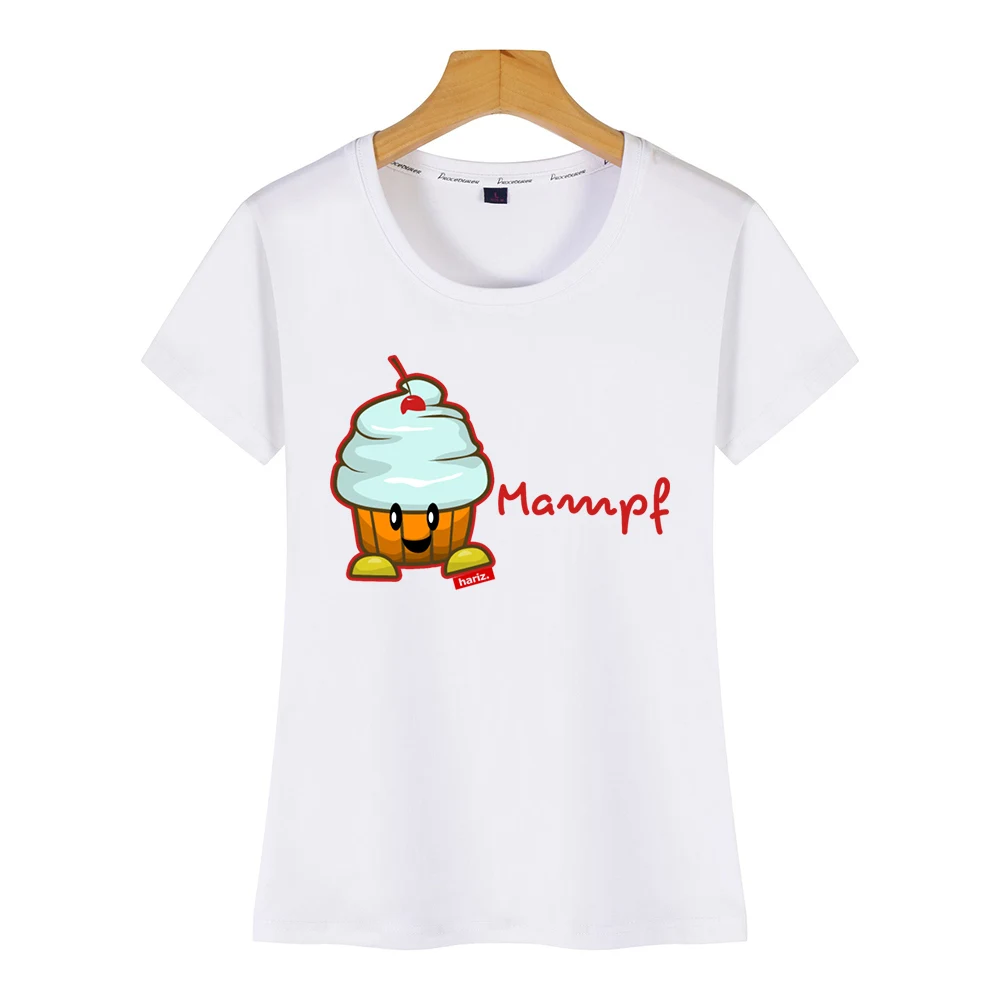 Топы футболки для женщин mampf cupcake hariz kitchen Детские сексуальные Harajuku короткие