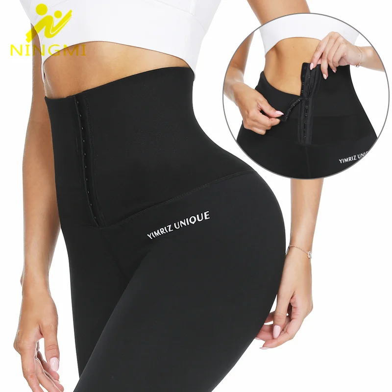 NINGMI Gym Leggings Yoga Shorts Women Fitness High Waist Seamless Workout Sports Plus Size Belly Trainer Pants | Спорт и развлечения