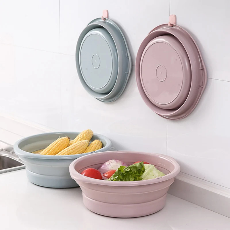 Портативная телескопическая раковина для рыбалки на открытом воздухе ведро