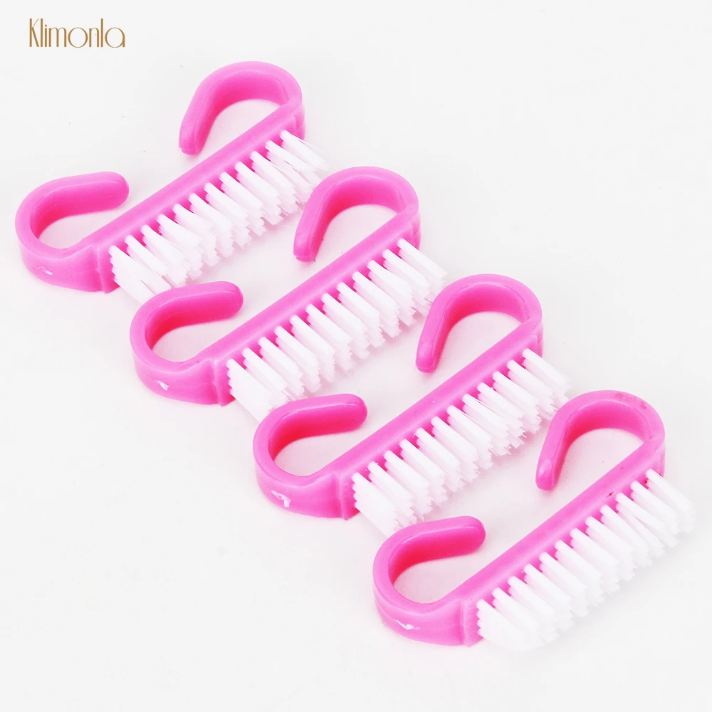 

50 шт./упак. розовые кисти для ногтей акриловый гель для ногтей щетка для полировки, очистки кисти для маникюра и педикюра Инструменты для ухода за ногтями