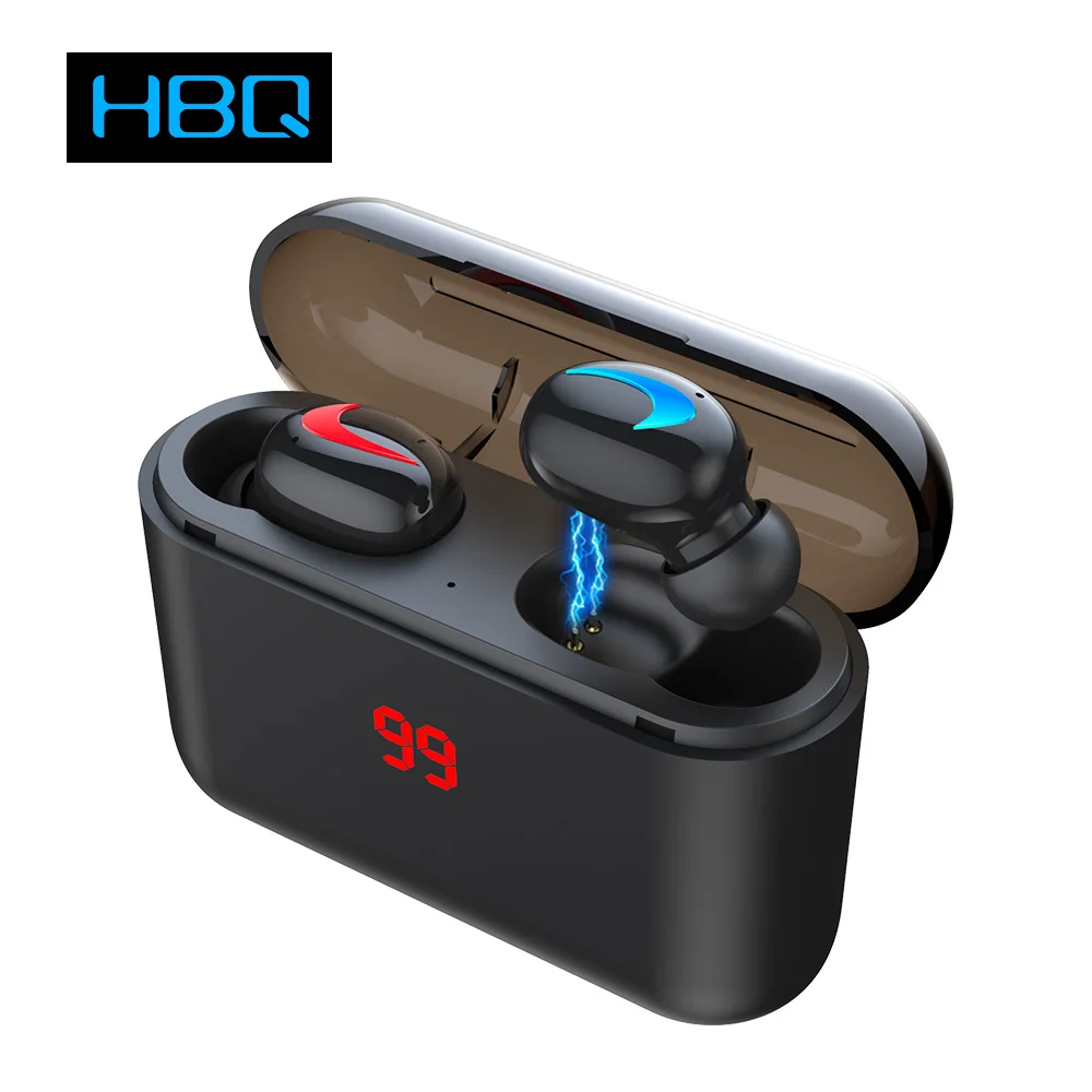 HBQ Q32 TWS беспроводные Bluetooth наушники с громкой связью спортивные наушники Игровые наушники с внешним аккумулятором