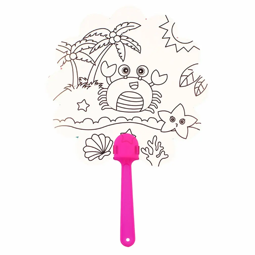 Сделай Сам граффити игрушки для детей рисование веер с линией черновик