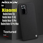 Чехол для Redmi Note 10 Pro Max 4G Nillkin текстурированный нейлоновый волокно нескользящий противоударный чехол для Xiaomi Redmi Note10 Note 10s Чехол
