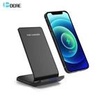 Держатель беспроводного зарядного устройства Qi, 15 Вт, подставка для быстрой зарядки, док-станция, быстрое зарядное устройство для iPhone 12 Mini 11 Pro Max XR XS 8 Plus Samsung S21 S20