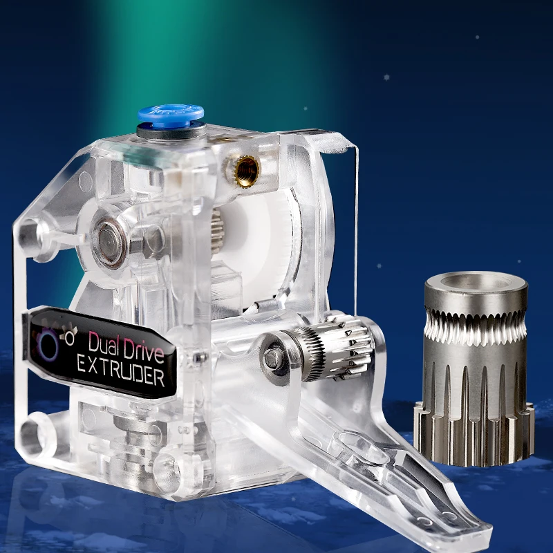 DDE Cloned Btech Dual Drive Bowden прямой экструдер для 3D принтера MK8 V6 Ender-3 CR10 1 75 мм ТПУ/ТПЭ