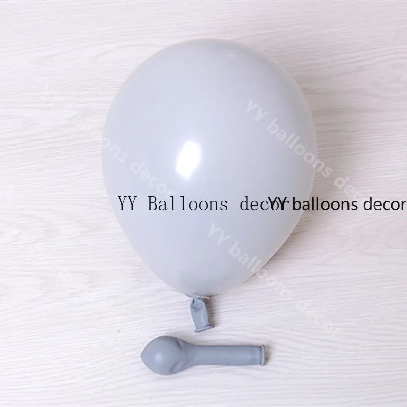 168pcs Balloon Garland Arch Pastel Blue Gray White Macaron Wedding Baby Shower Party Backdrop Tape Wall Balloons Decor