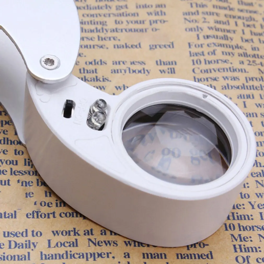 40 раз Светодиодная лампа из алюминиевого сплава для ювелирных изделий