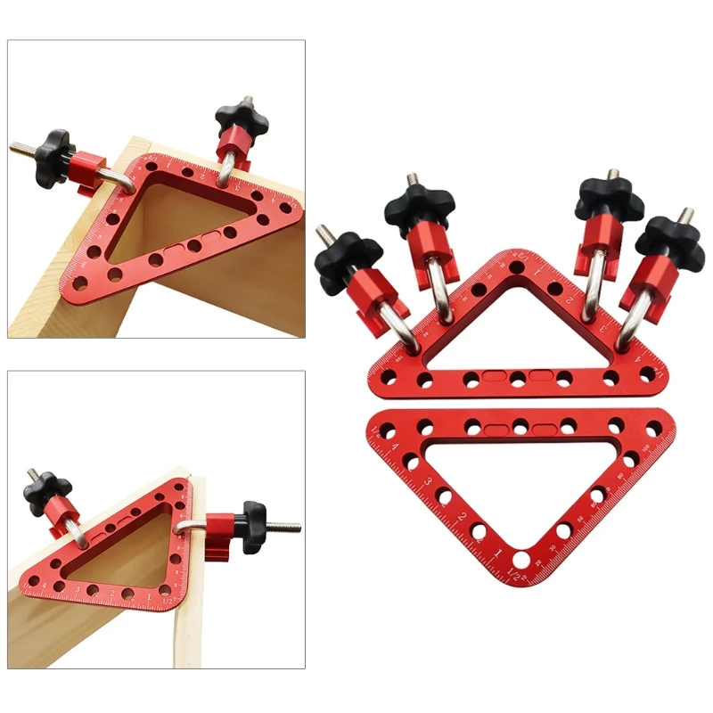 

Woodworking Tools 45/90 Degrees Right Angle Auxiliary Fixture L-shaped Positioning Squares Splicing Board Corner Clamps