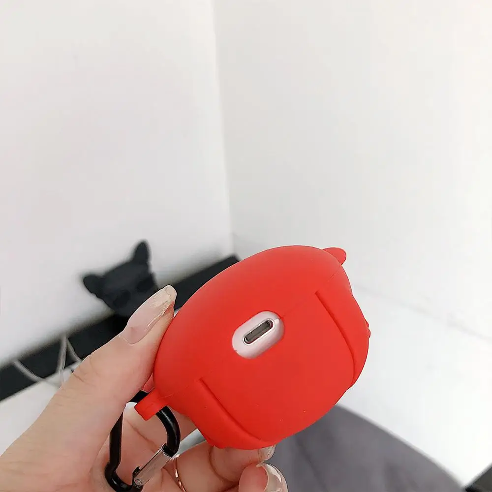 

Fashion Cool Dog Protective Case Silicone Cover PVC Shell for Hua-wei FreeBuds 3 Charging Box Protective Case