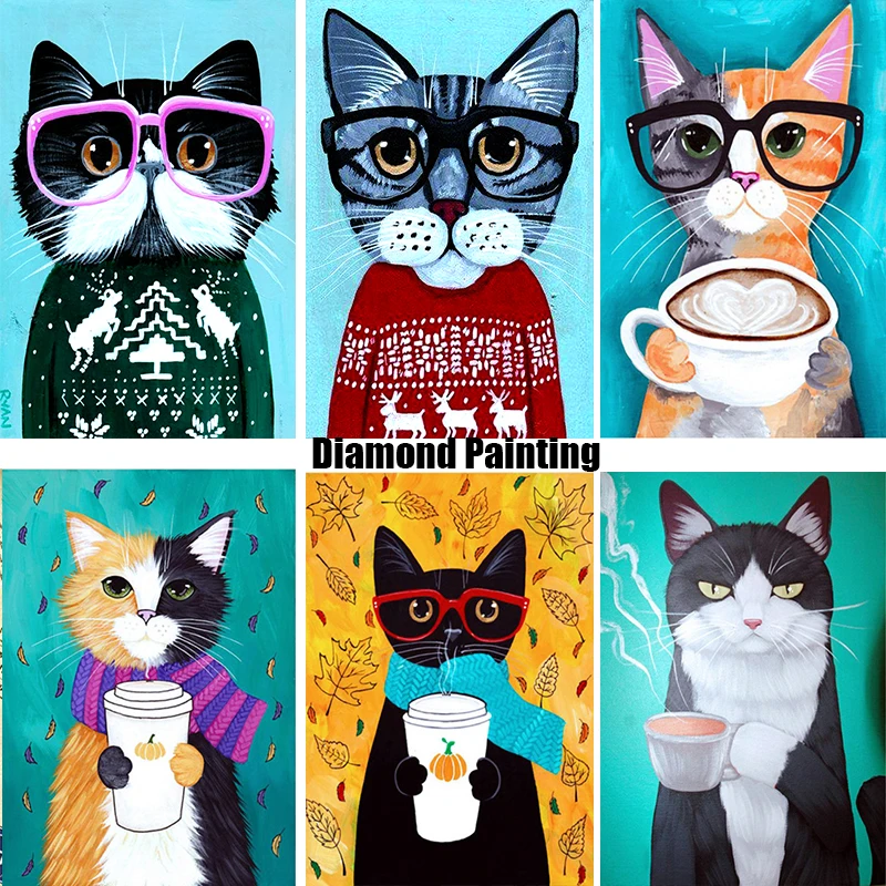 Miaodu много стилей мультфильм животные 5D сделай сам алмазная живопись мозаика