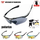 Очки МужскиеЖенские с 3 линзами, поляризованные очки для велоспорта, уличные спортивные очки с защитой Uv400 для горного велосипеда, бега, рыбалки